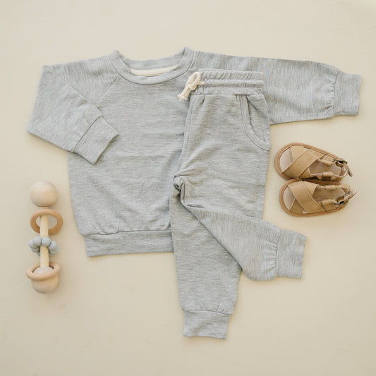 Bamboo Terry Joggers Baby Toddler Sweatpants - Pants Only